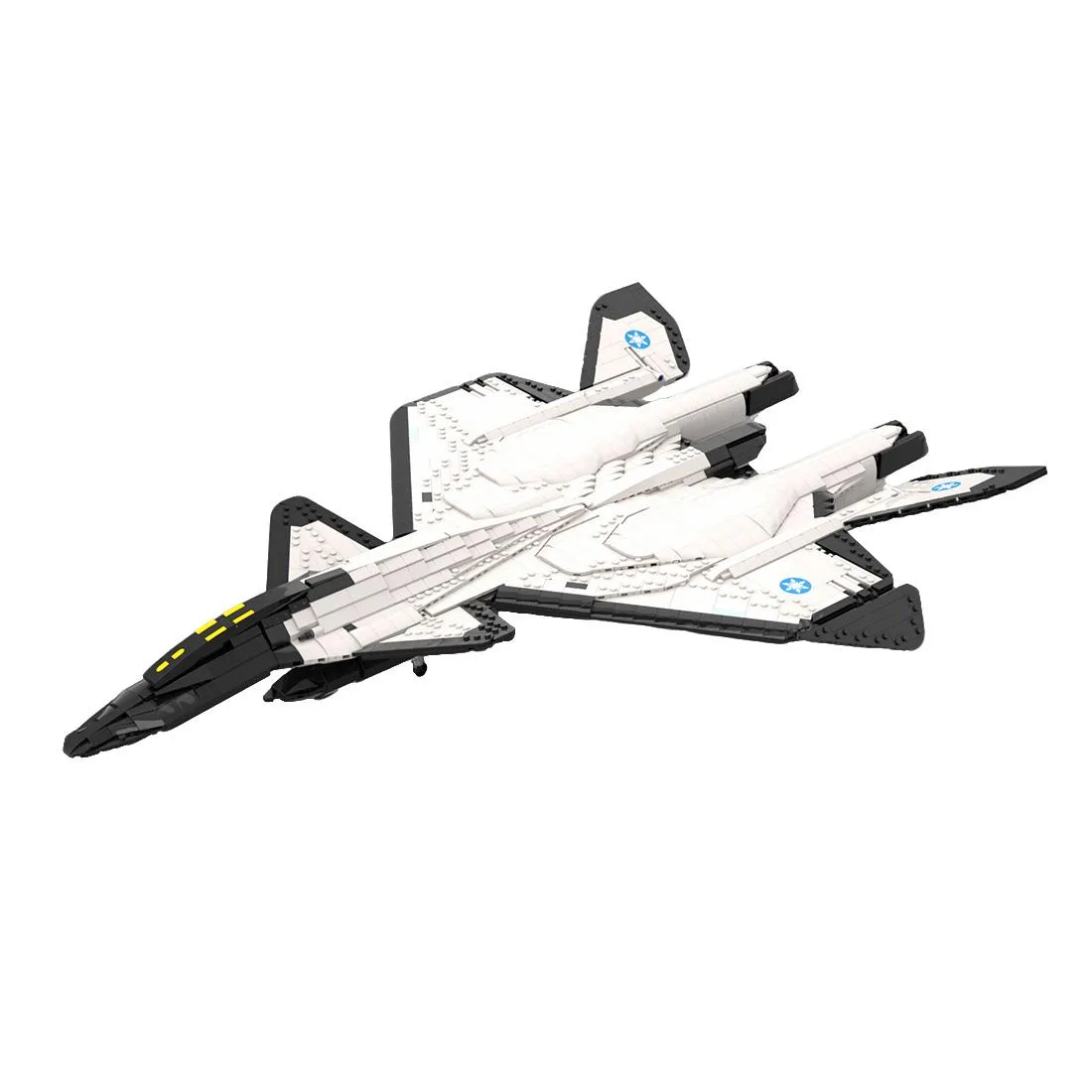 ZITIANYOUBUILD ZITIANYOUBUILD MOC-237584 1/35 XFA-33 Stealth Fighter 4089PCS — product photo