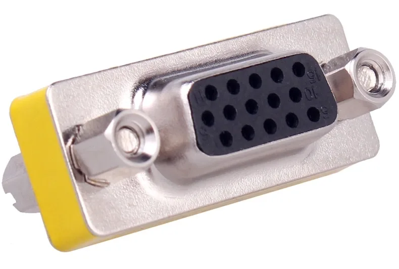 TeKit TeKit VGA Female-to-Female Coupler 15-pin .5 ft Black — product photo