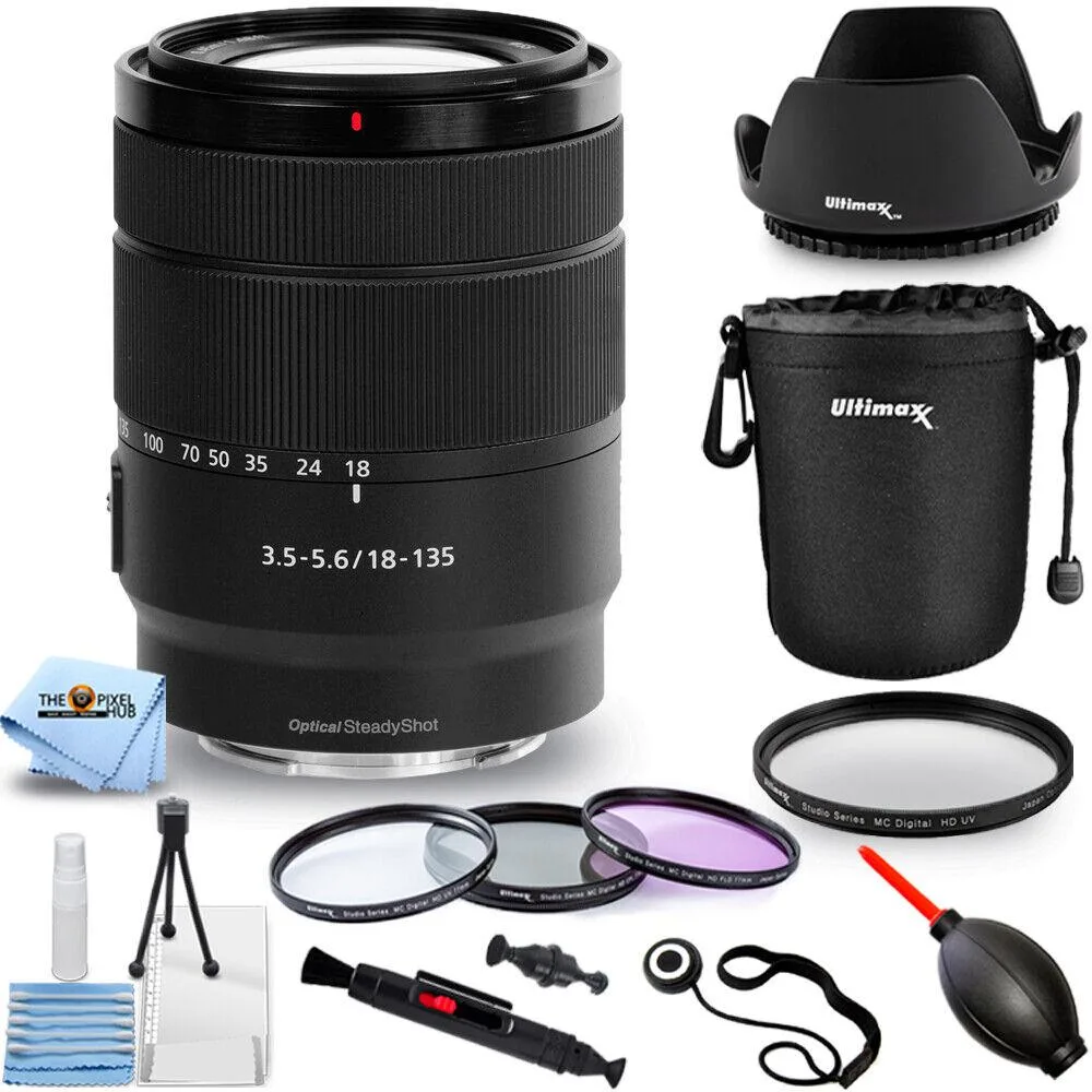 Sony Sony E 18-135mm f/3.5-5.6 OSS Lens + Filter Kit — product photo