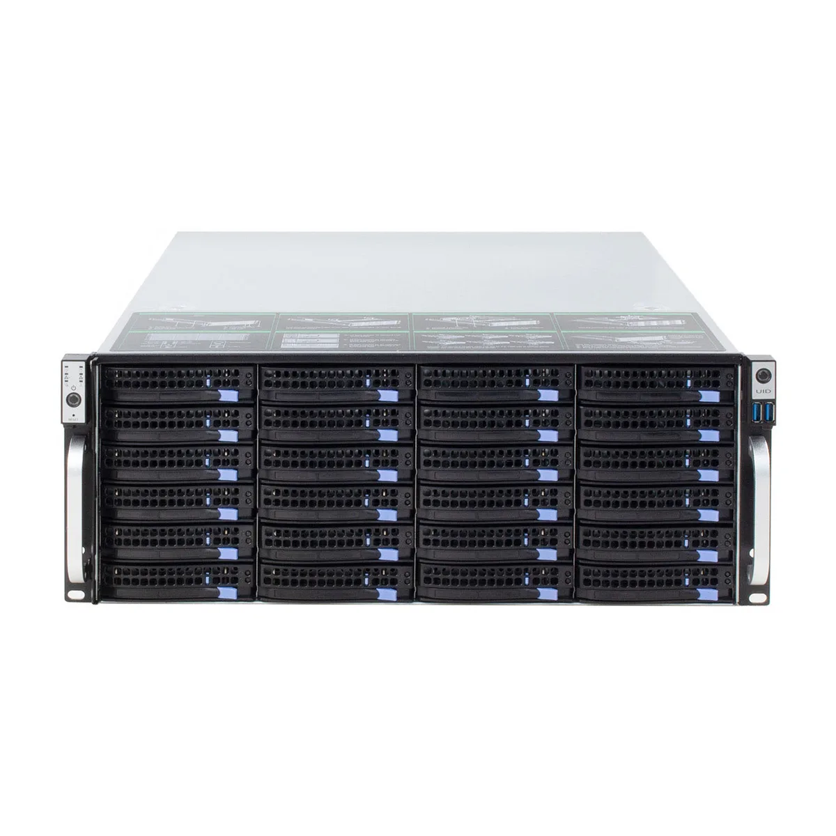 Shenzhen Junxiangcheng Technology Co., Shenzhen Junxiangcheng Technology Co., 24-bay 4U Rackmount Server Chassis 6Gb/s SAS SFF-8087 — product photo