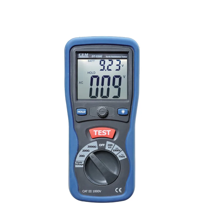 CEM CEM DT-5300 Earth Ground Resistance Tester electrician tool — product photo