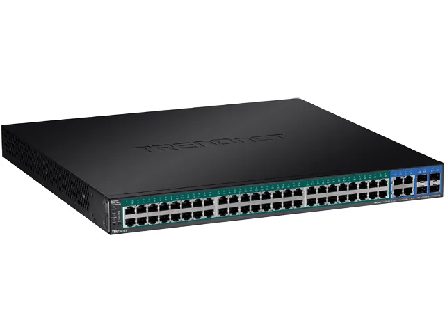 TRENDnet TRENDnet TPE-5048WS 52-port Gigabit Web Smart PoE+ network switch 740W — product photo