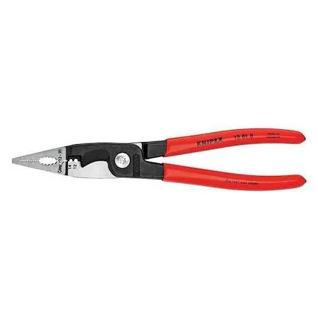 Knipex installation pliers, steel body with plastic grips