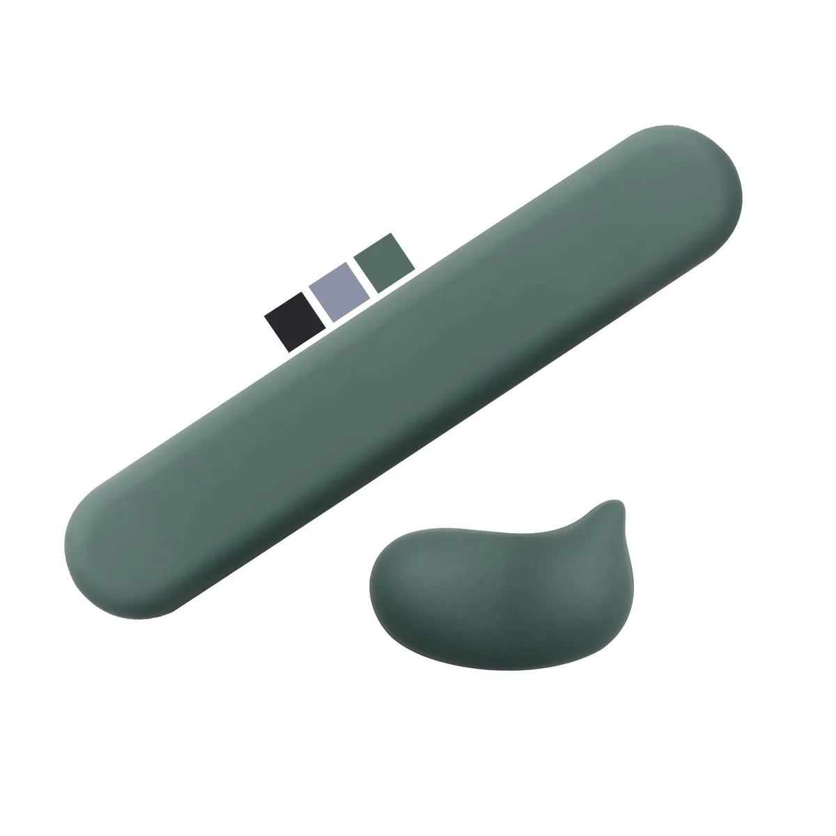  CFHYZAZNCL ase221 Wrist Rest Set 17.3 x 3.14 in Faux Leather Memory Foam — product photo