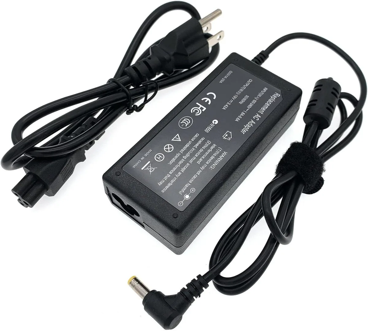 NShi NShi AC Power Adapter 19V 3.42A for Viewsonic VOT133 VOT133B VS14165 laptop replacement part — product photo