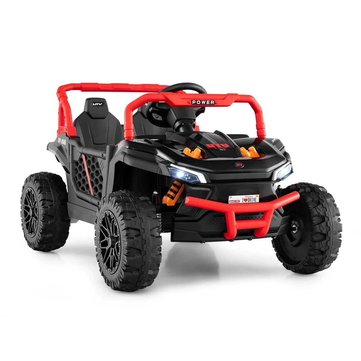 SlickBlue SlickBlue 12V Kids Ride-On UTV Black 40x23x23 Parental Remote — product photo