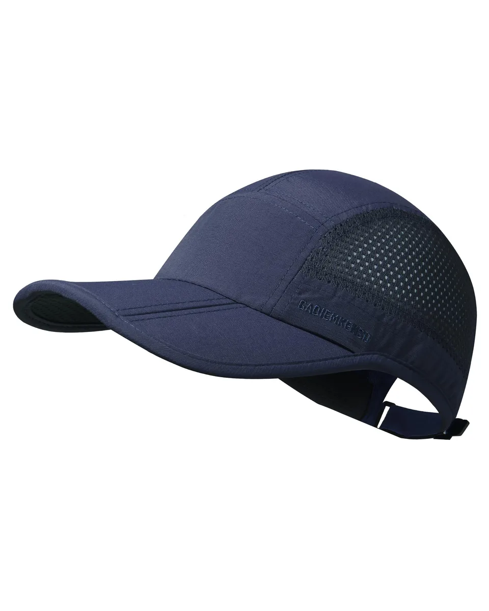 GADIEMKENSD Unstructured Baseball Cap Black UPF 50+ 3.15in Brim 2.5oz 55-56cm — product photo