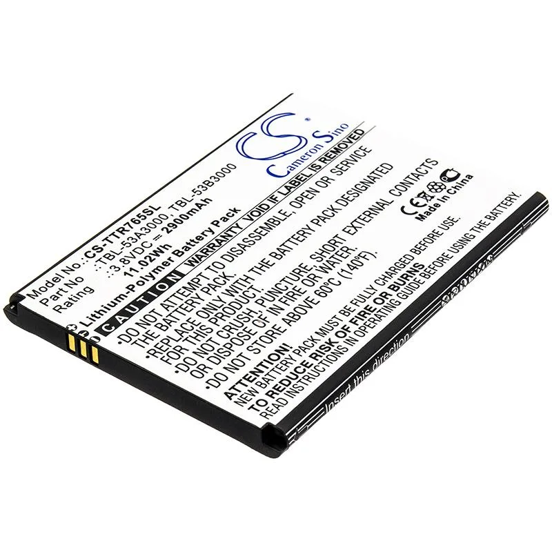 Cameron &amp; Co Cameron &amp; Co DS-CS-TTR765SL cell phone battery 3.8V 2.9Ah Li-Polymer black — product photo