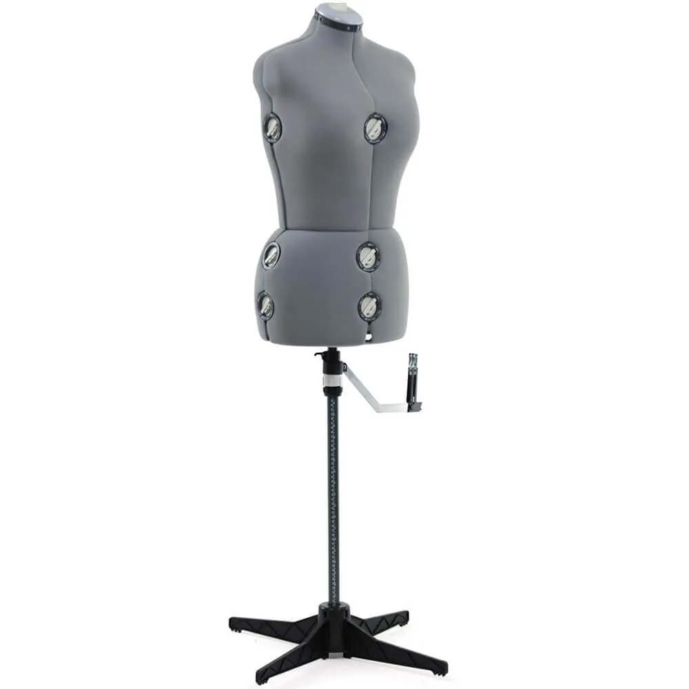 Singer Singer Adjustable Dress Form Medium/Large Gray 12 Dials 360 Hem Guide — product photo