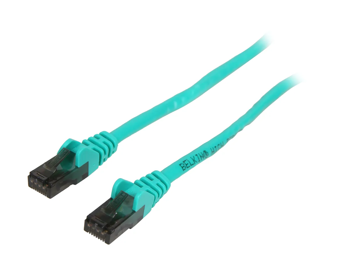 Belkin Belkin A3L980-03-GRN-S network ethernet cable Cat 6 3 ft green — preces foto