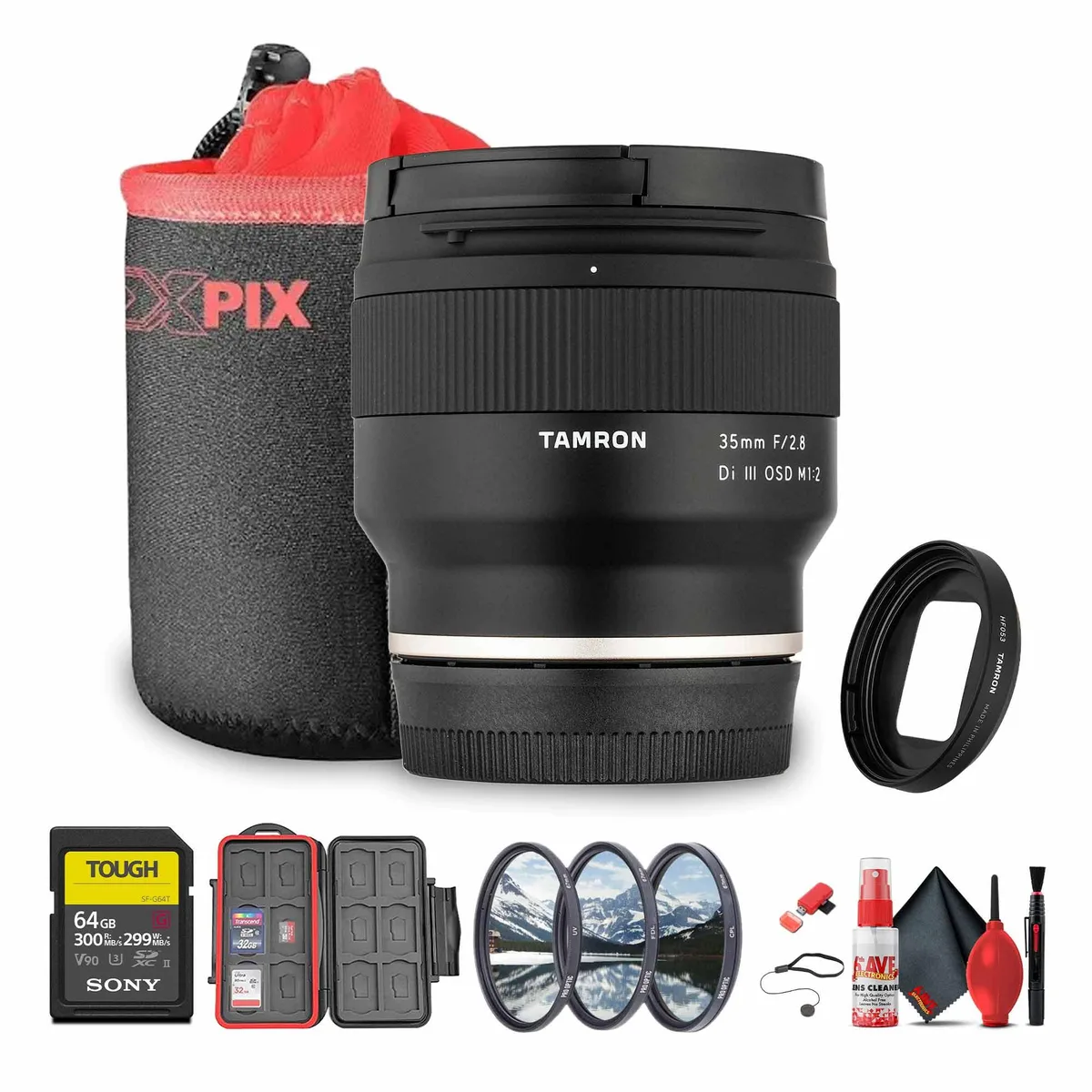 Tamron Tamron 35mm f/2.8 Di III OSD M 1:2 Sony E-Mount camera lens — product photo