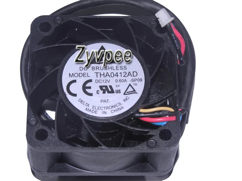 Zyvpee Zyvpee THA0412AD 40x20mm 12V .6A 4-pin case fan — product photo