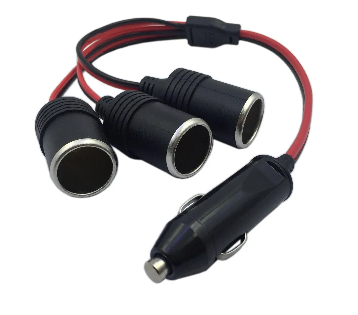  TESSAN 1-to-3 Car Cigarette Lighter Splitter Cord 12V 24V 15A 1250W — product photo