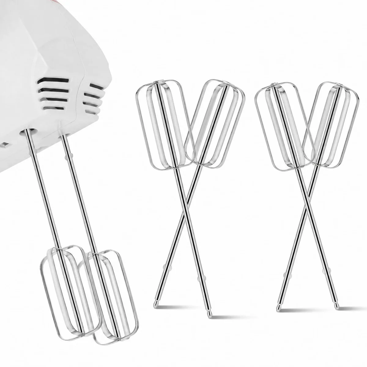 Brentwood O1302AVH22AKR3HXDM 4pcs 8.4in stainless beaters — product photo