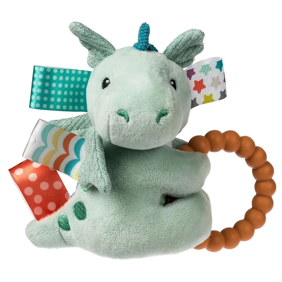 Mary Meyer Stuffed Toys Mary Meyer Stuffed Toys Taggies Drax Dragon Rattle Teether 6 — product photo