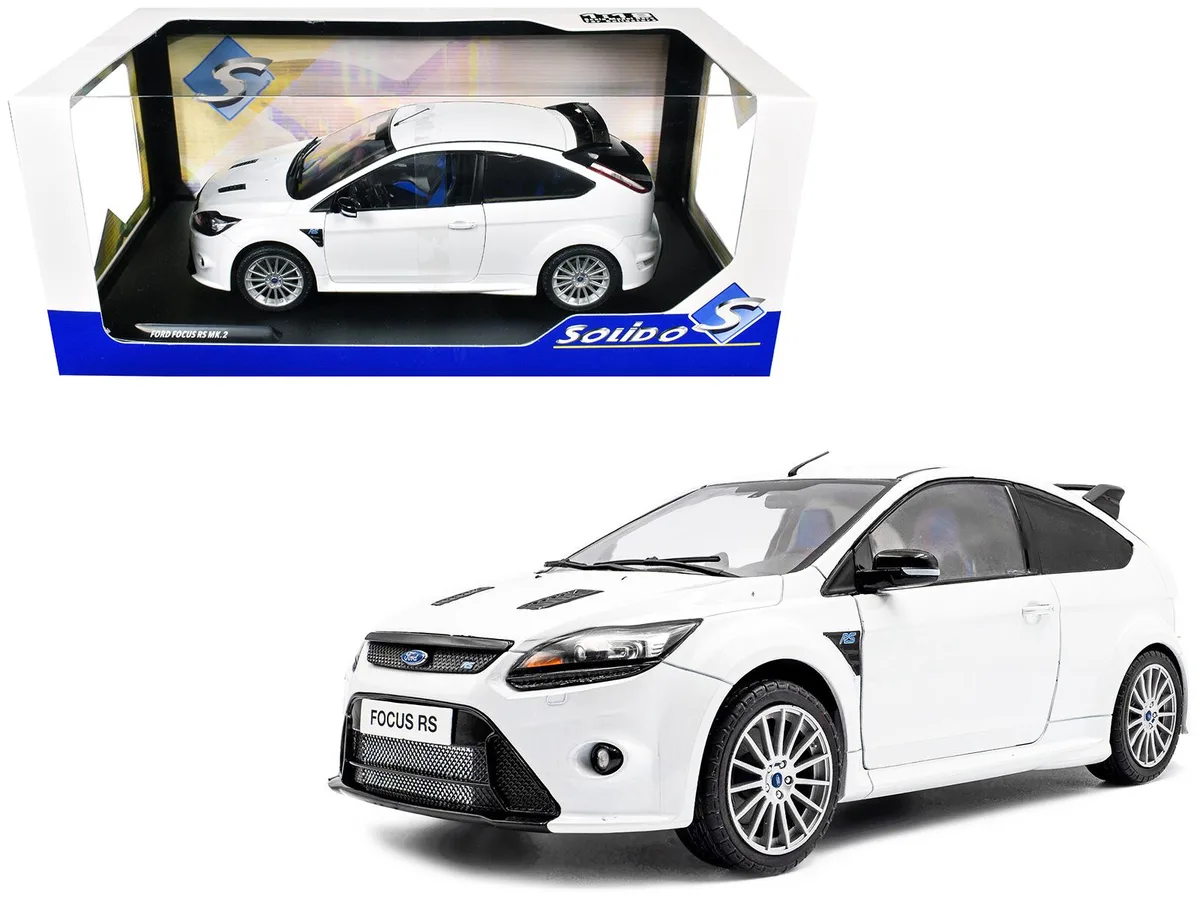 Solido Solido 2009 Ford Focus RS MK2 Frozen White 1/18 — product photo