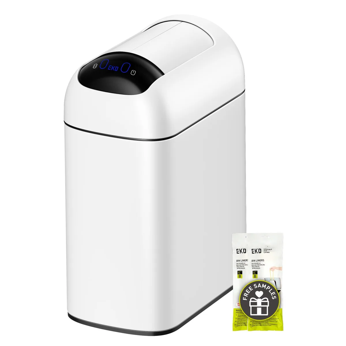 Baldwin 9100-10L-MWS 2.6 Gal Touchless Trash Can 3 Pack — product photo