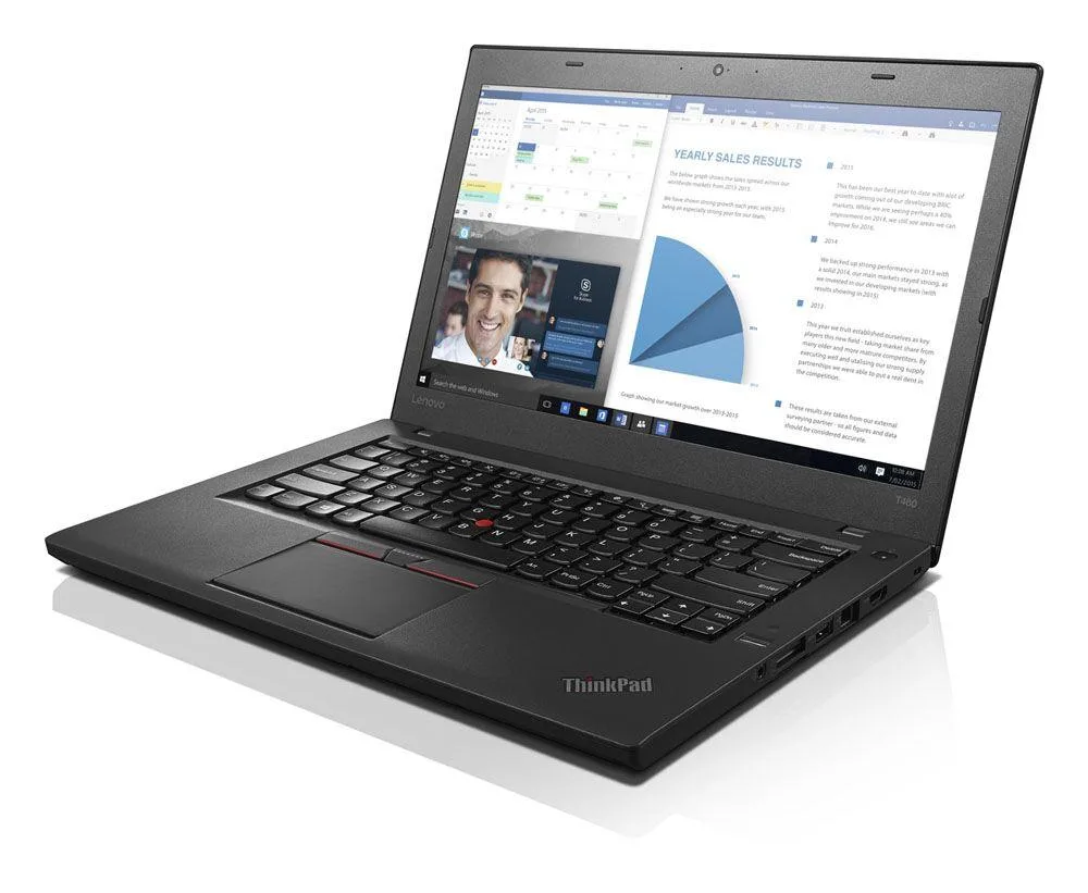 Lenovo Lenovo ThinkPad T460 14 FHD i5-6300U 2.4 GHz 8GB DDR3 512GB SSD Windows 11 Pro laptop — product photo