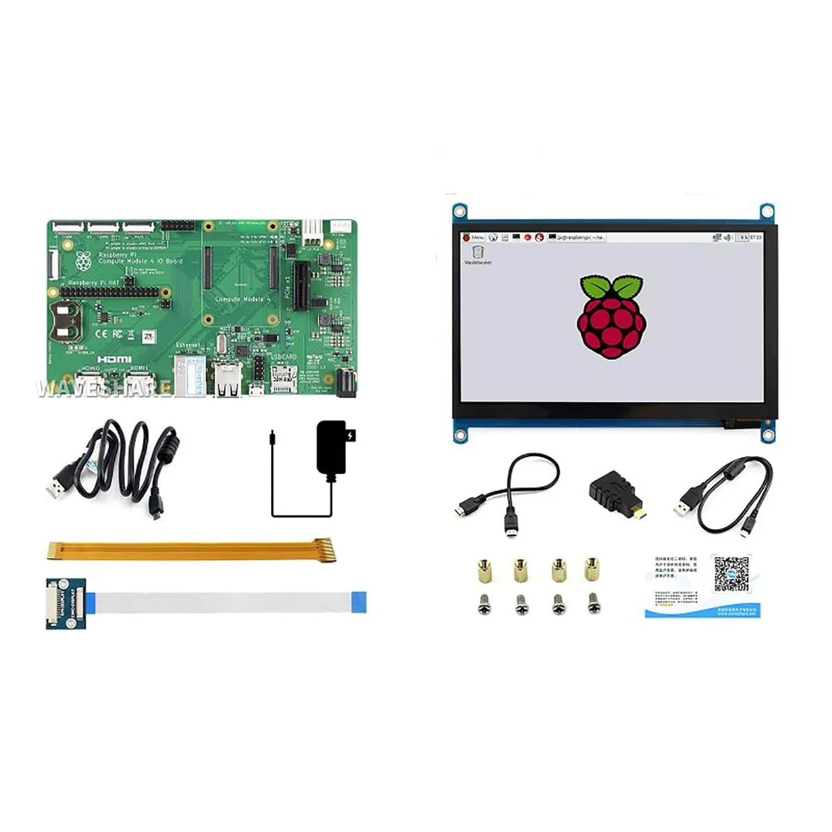 LORDWORLD LORDWORLD CM4 Development Kit Acce B with 7" 1024×600 Touch Display — product photo