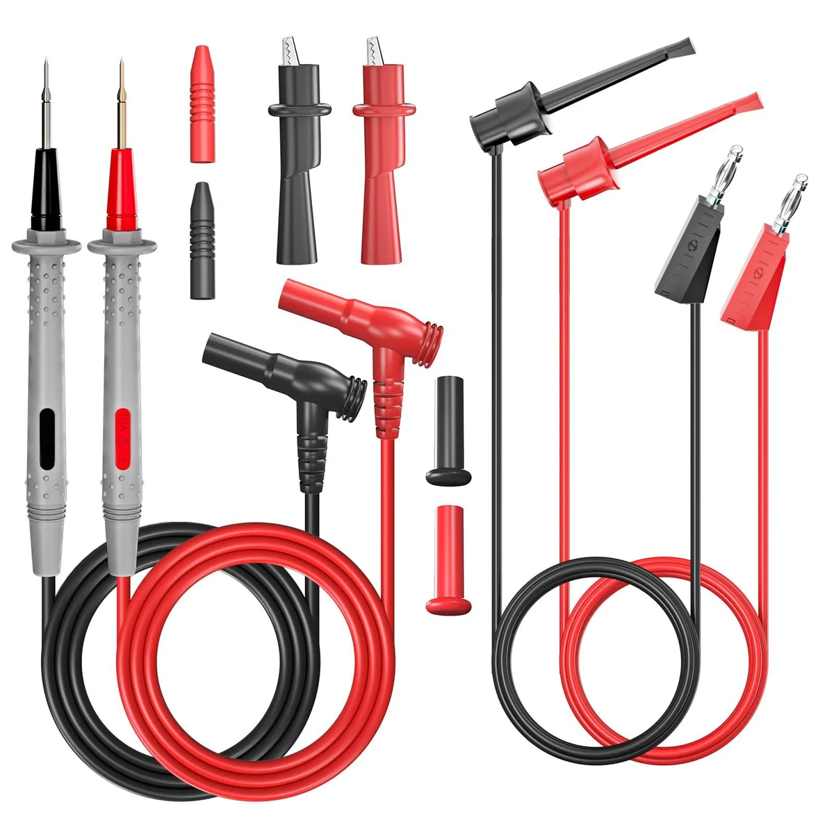 KEHIPI KEHIPI Multimeter Test Leads Kit 1000V 10A 14.6in — product photo
