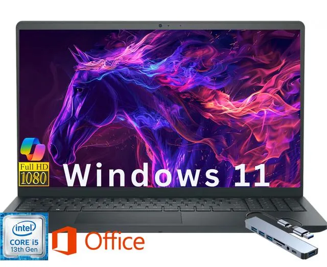 DELL DELL DC15250 15.6" Touchscreen Laptop i5-1334U 32GB 256GB Windows 11 Home — product photo
