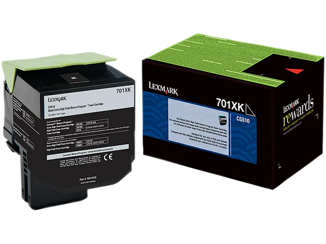 Lexmark Lexmark 70C1XK0 Extra High Yield Toner Cartridge Black 8000 Pages — product photo