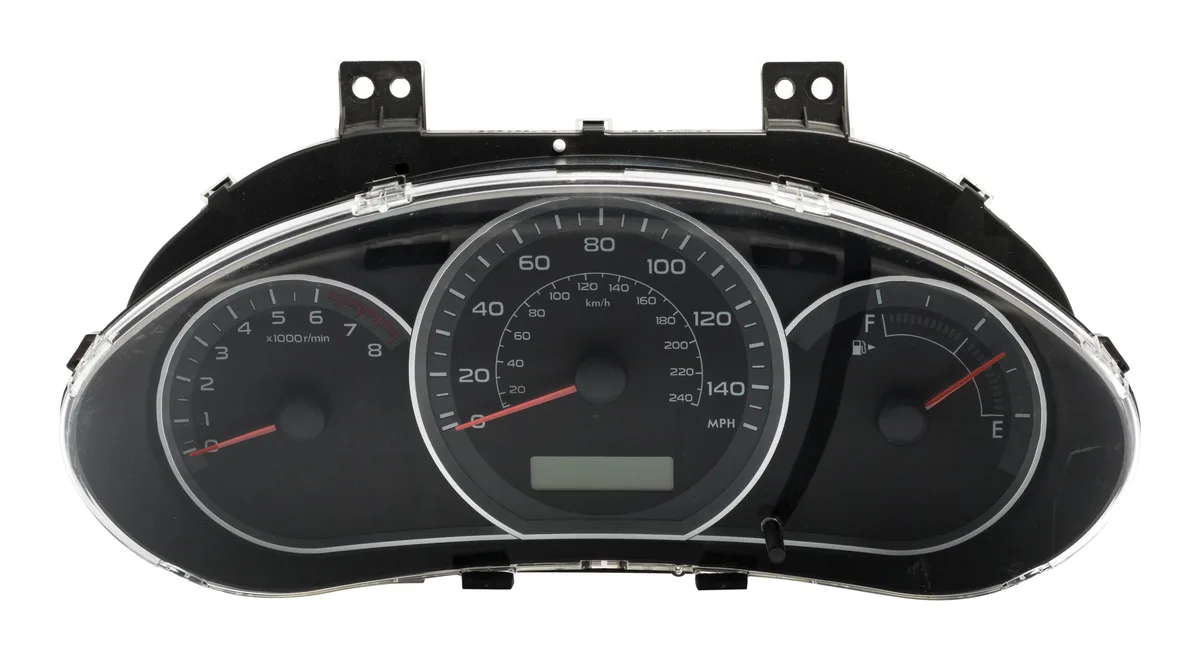 1 Factory Radio 1 Factory Radio 85003FG090 Speedometer Gauge Cluster 2009 Subaru Impreza — product photo