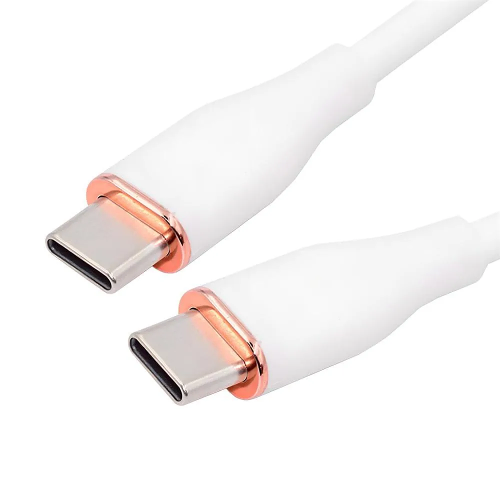 LORDWORLD LORDWORLD USB-C 65W 480Mbps 2m White Liquid Silicone Cable — product photo