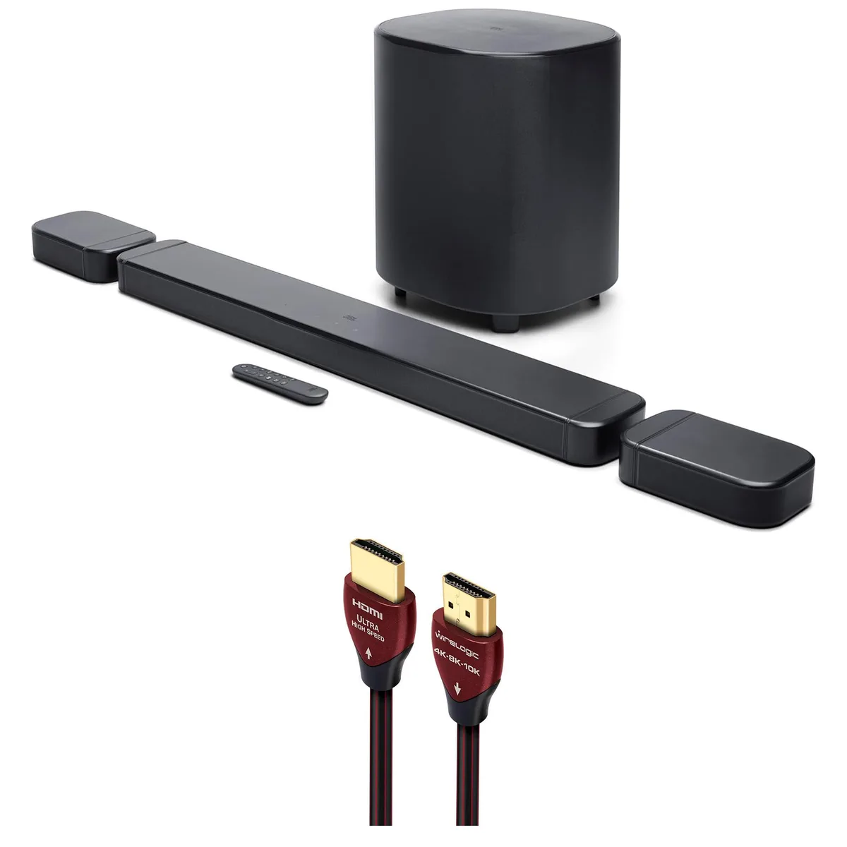 JBL JBL BAR-700-MK2 7.1 CH Sound Bar 10" Wireless Subwoofer Black — product photo