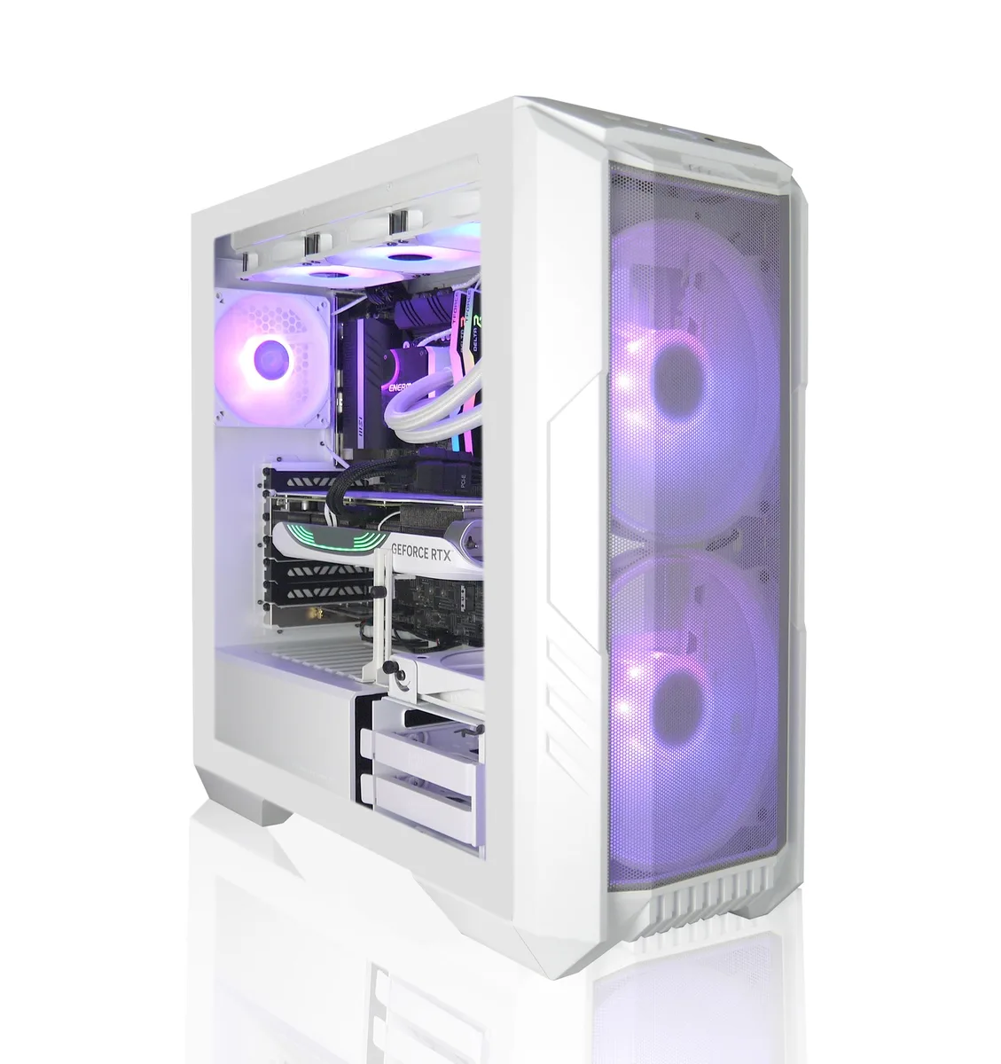AVGPC AVGPC AV-Frostfire-5070Ti-R9 gaming PC Ryzen 9 9900X3D RTX 5070 Ti 64GB DDR5 2TB — product photo