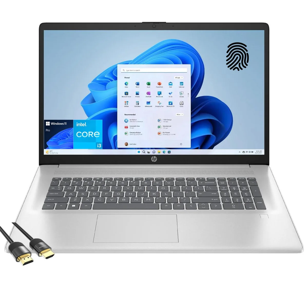 HP HP Laptop 17.3" Intel Core i3-N305 16GB 1TB Windows 11 Pro — product photo