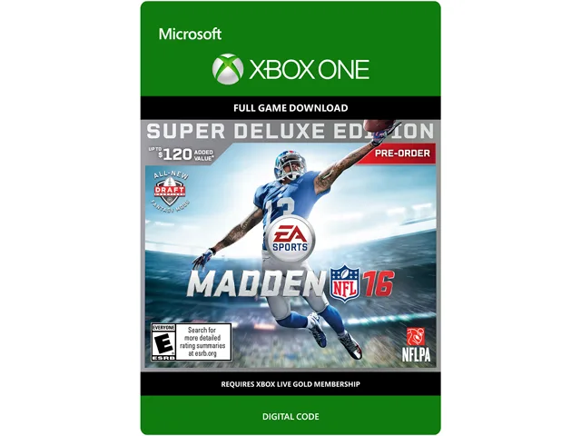 Electronic Arts Electronic Arts Madden NFL 16 Super Deluxe Edition G3Q-00064 downloadable game — product photo