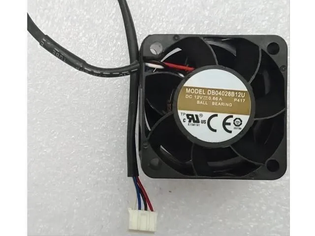 TSUJ TSUJ 2 in 1 accessory for DB04028B12U 12V 0.66A 7.92W 2000/14700RPM 24CFM 40X40X28MM 4-Wire Cooling Fan — product photo