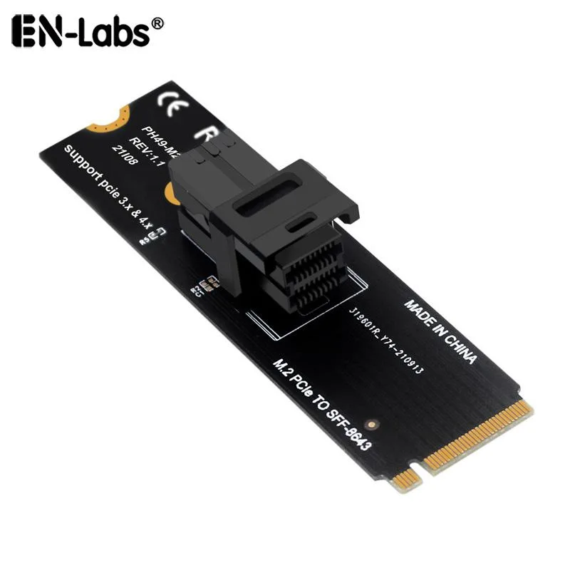 EN-Labs EN-Labs M.2 NVMe M-Key to SFF-8643 Adapter Expansion Card — product photo