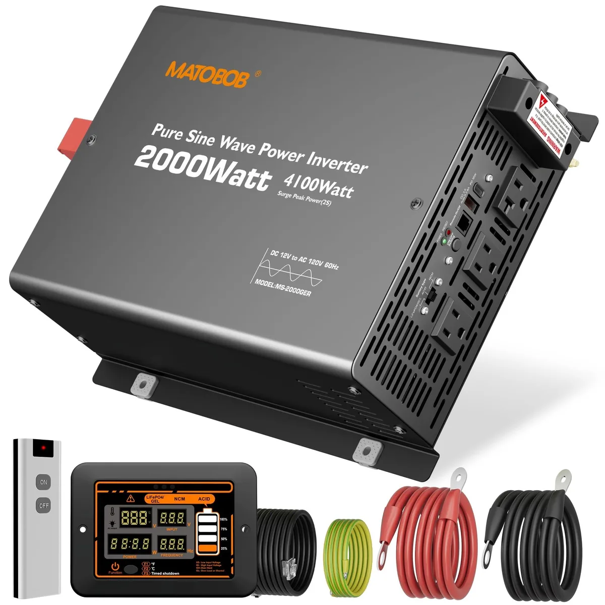 Avantalk Avantalk 2 in 1 accessory 2000W 12V 120V 4100W surge — product photo