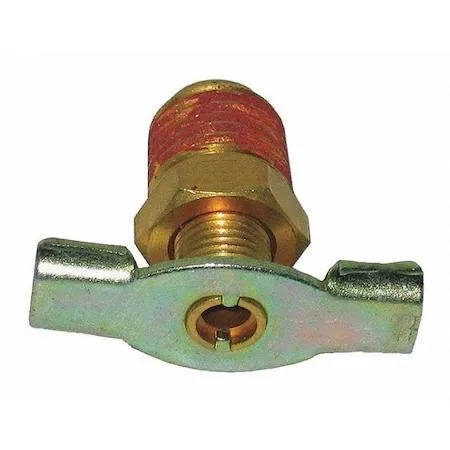 PowerMate PowerMate 072-0001RP air compressor tank drain valve 1/4 NPT wing style — product photo