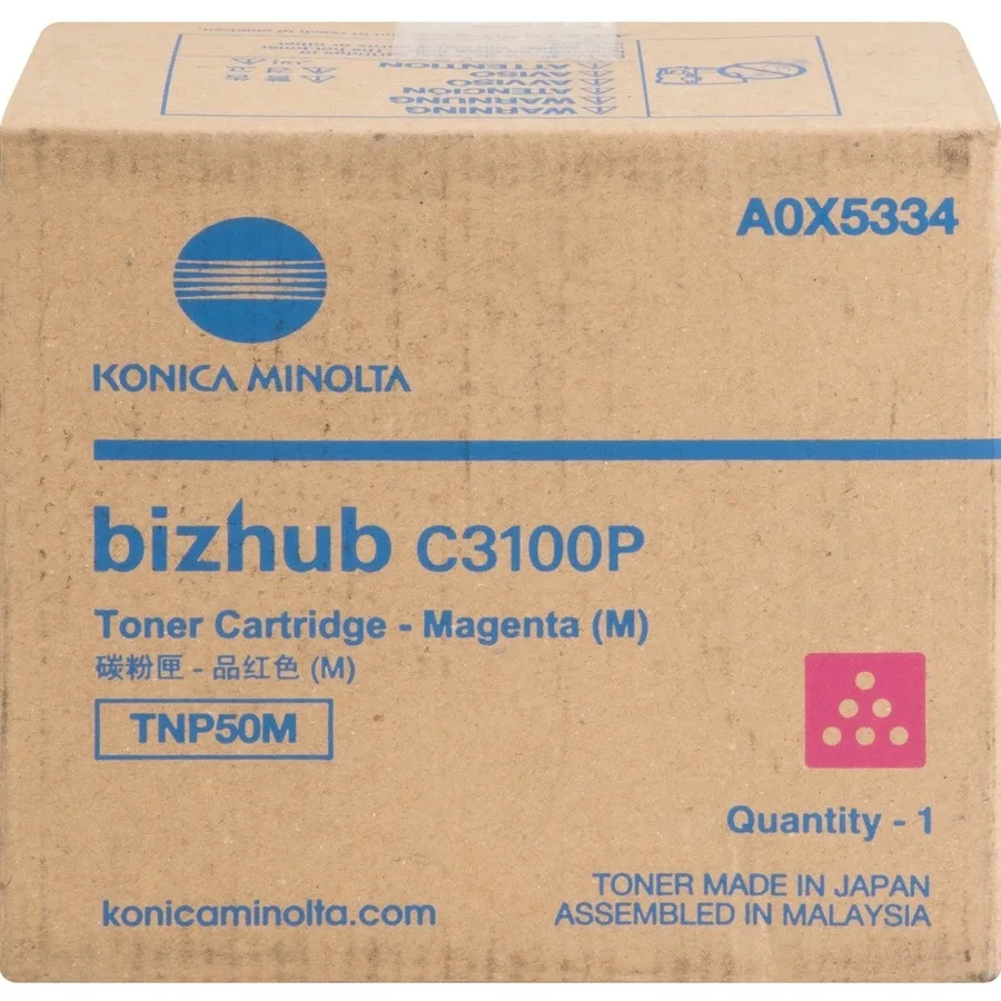 Konica Minolta Konica Minolta A0X5334 magenta toner cartridge — product photo