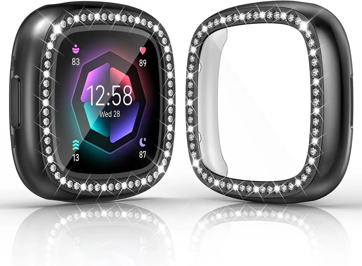ETEIZU ETEIZU Smartwatch Protector Case 2-Pack Black 2022 — product photo