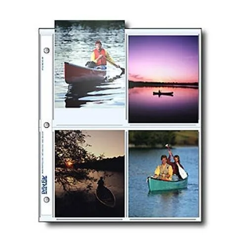 Print File Print File Archival Photo Pages 4x5 Holds Eight Pack of 25 — product photo