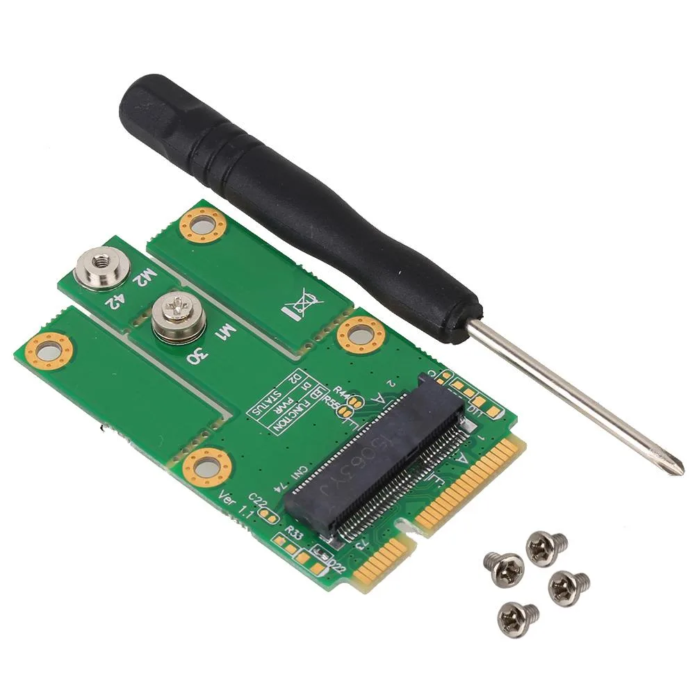 Qin Bo Electronics Qin Bo Electronics M.2 Key E to mPCIe Adapter 55x31mm — product photo