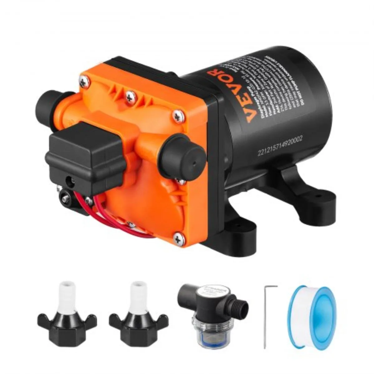 VEVOR VEVOR NMDP42-G35-55-12 12V 3.5 GPM 55 PSI Diaphragm Pump — product photo