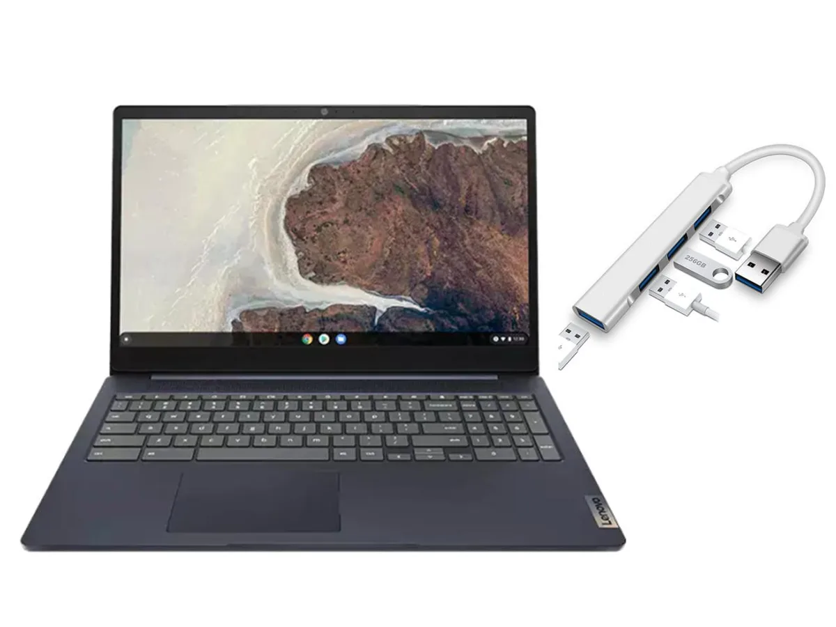 Lenovo Lenovo IdeaPad 3i Chromebook 15.6" FHD Celeron N4500 8GB 64GB Abyss Blue — product photo