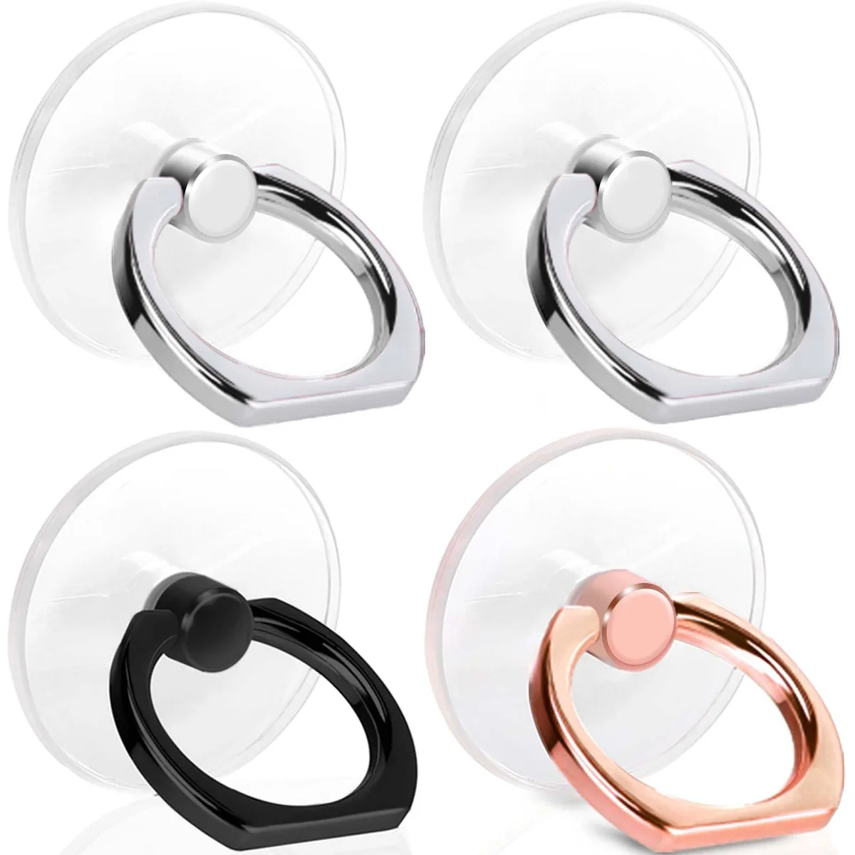 Jsoerpay MG002 Ring Grip 4 Pack 2Silver+1Black+1Rose Gold — product photo