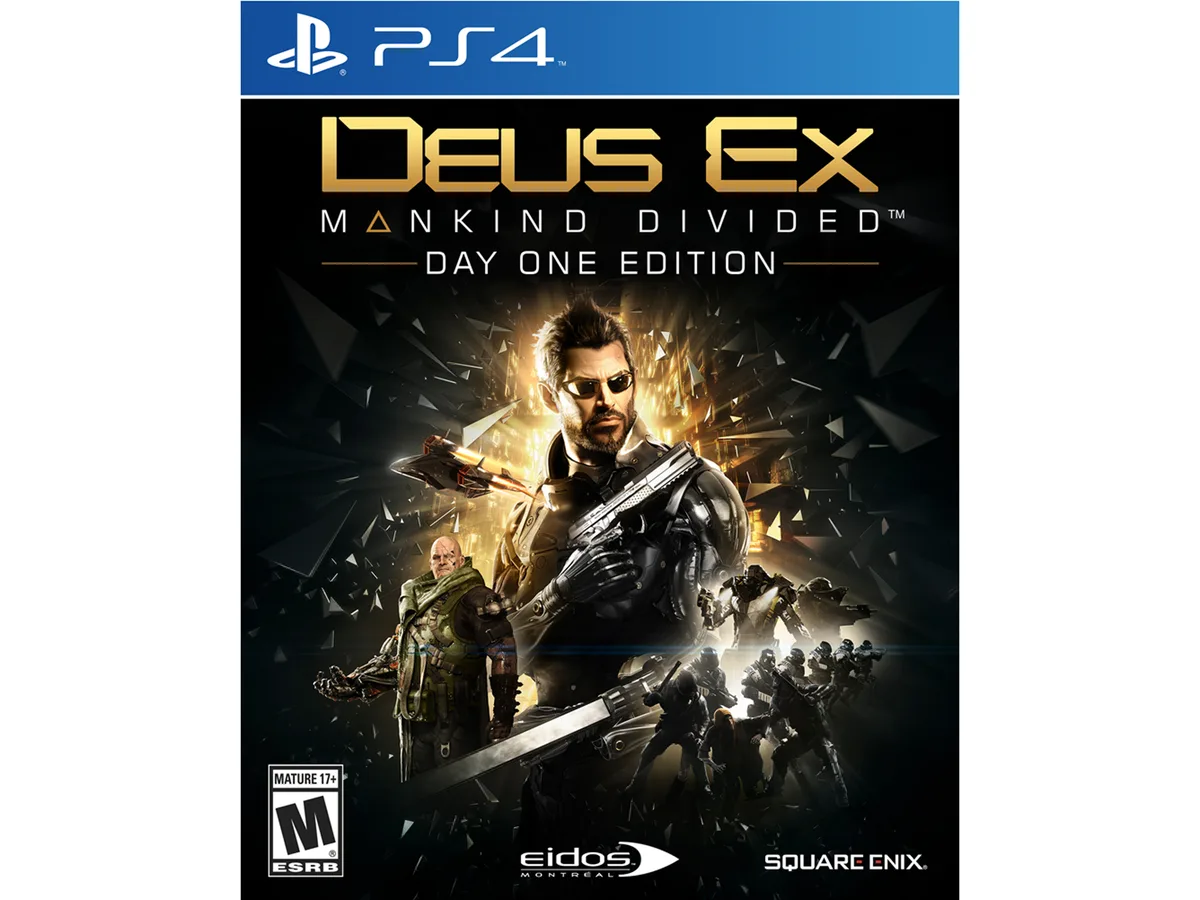 SQUARE ENIX USA SQUARE ENIX USA Deus Ex: Mankind Divided ps4 video game — product photo