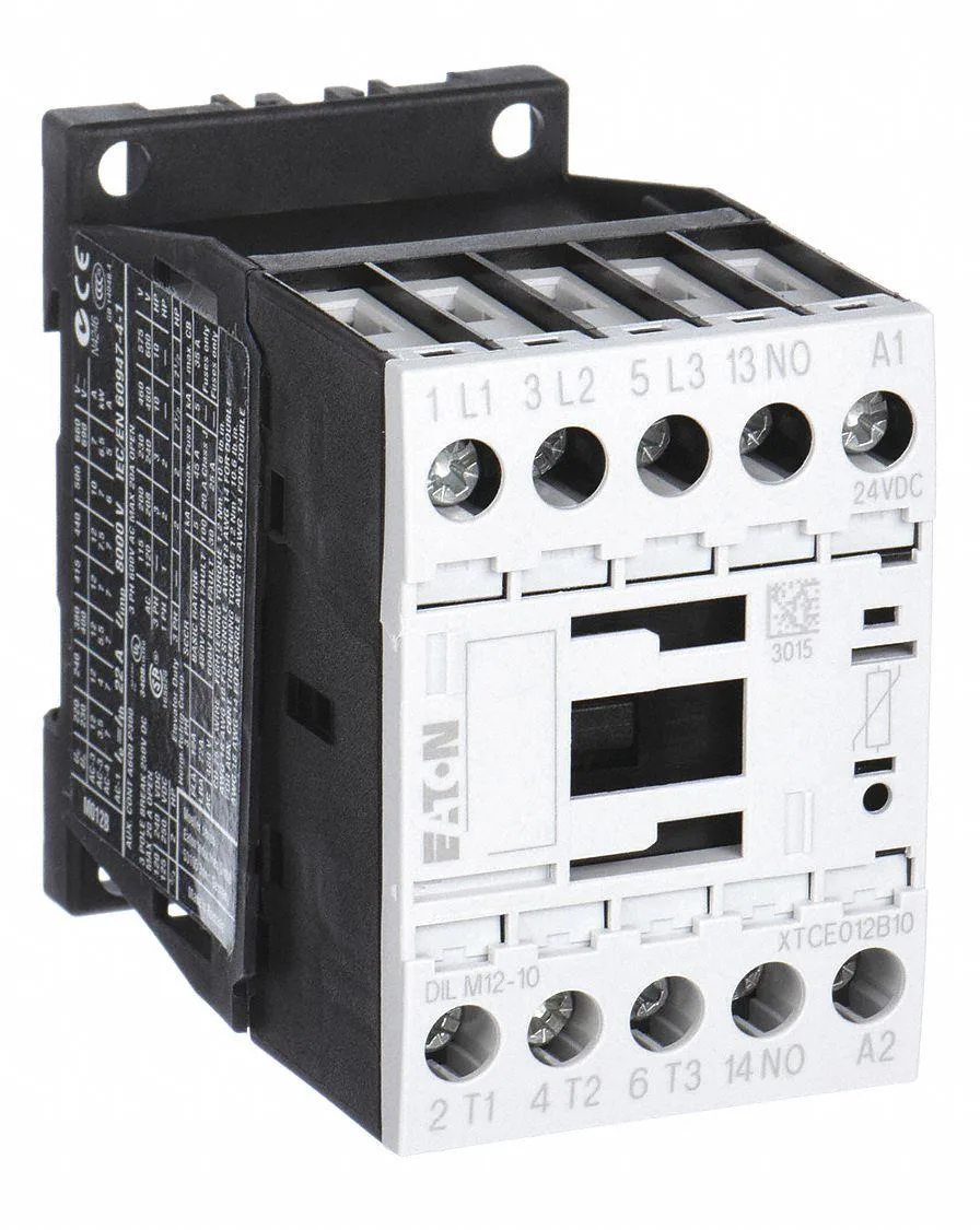 Eaton Eaton XTCE012B10C IEC Magnetic Contactor 480V AC 3P Non-Reversing 1NO 12A — product photo