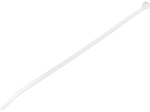 STARTECH STARTECH CBMZT10N 100 pack 10" white nylon cable ties computer accessory — product photo