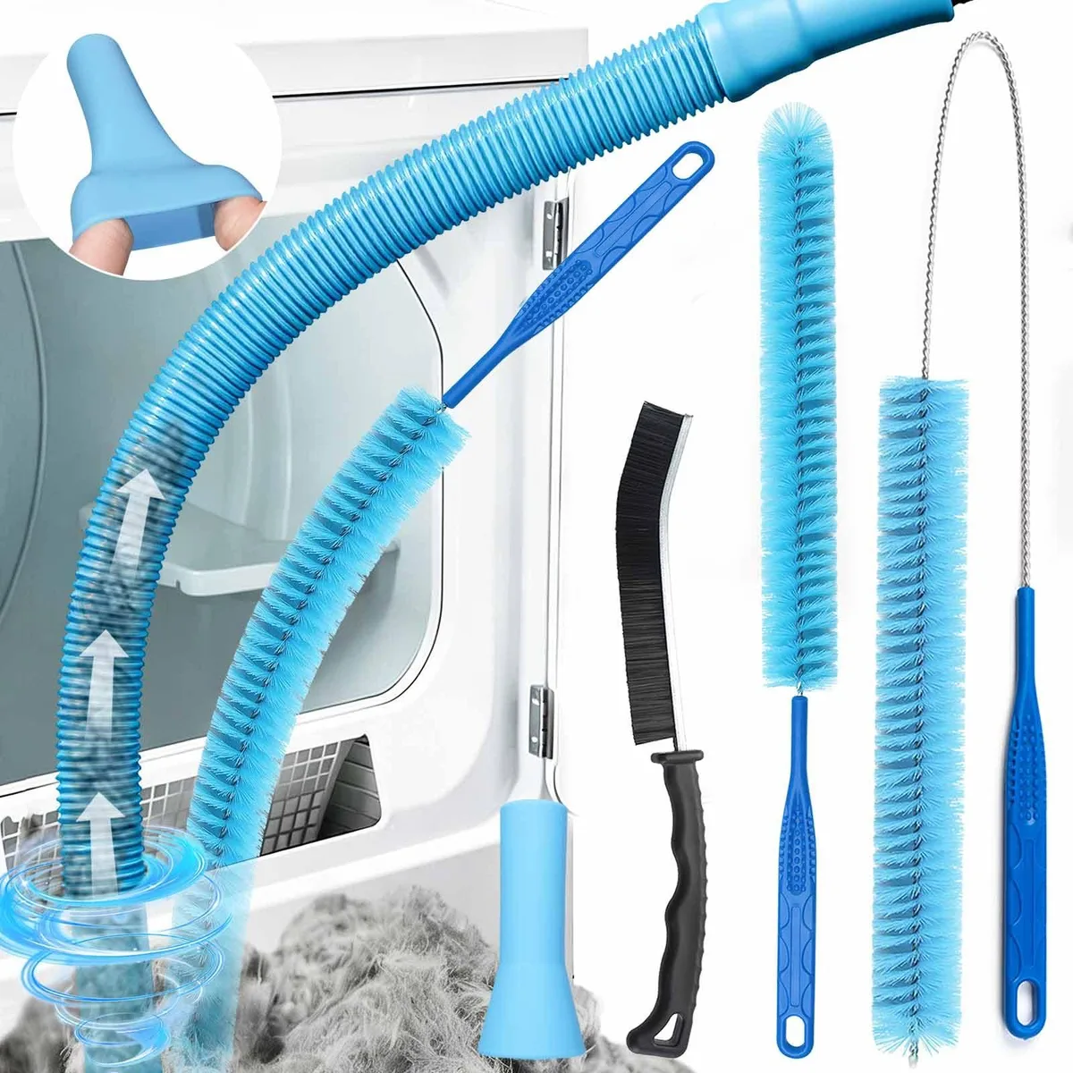Fyoiuter D076-9-HGJS-5 dryer vent cleaner kit, 30 in x 1.5 in — product photo
