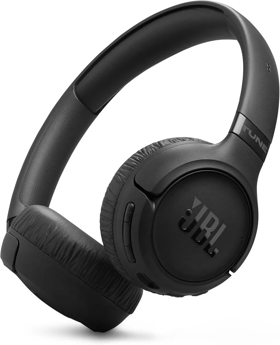 JBL JBL TUNE680NC on-ear noise-cancelling headphones black 76hr battery 32mm drivers — product photo