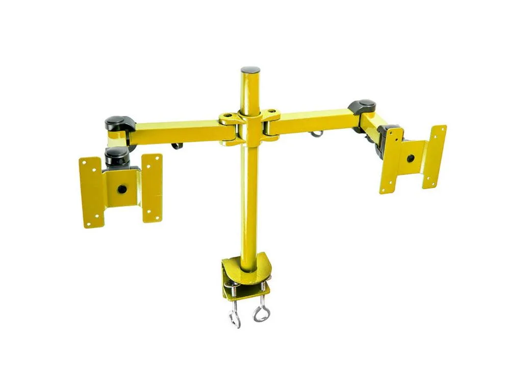 MonMount MonMount LCD-194Y Dual Monitor Desk Clamp 24 Inch Yellow — product photo
