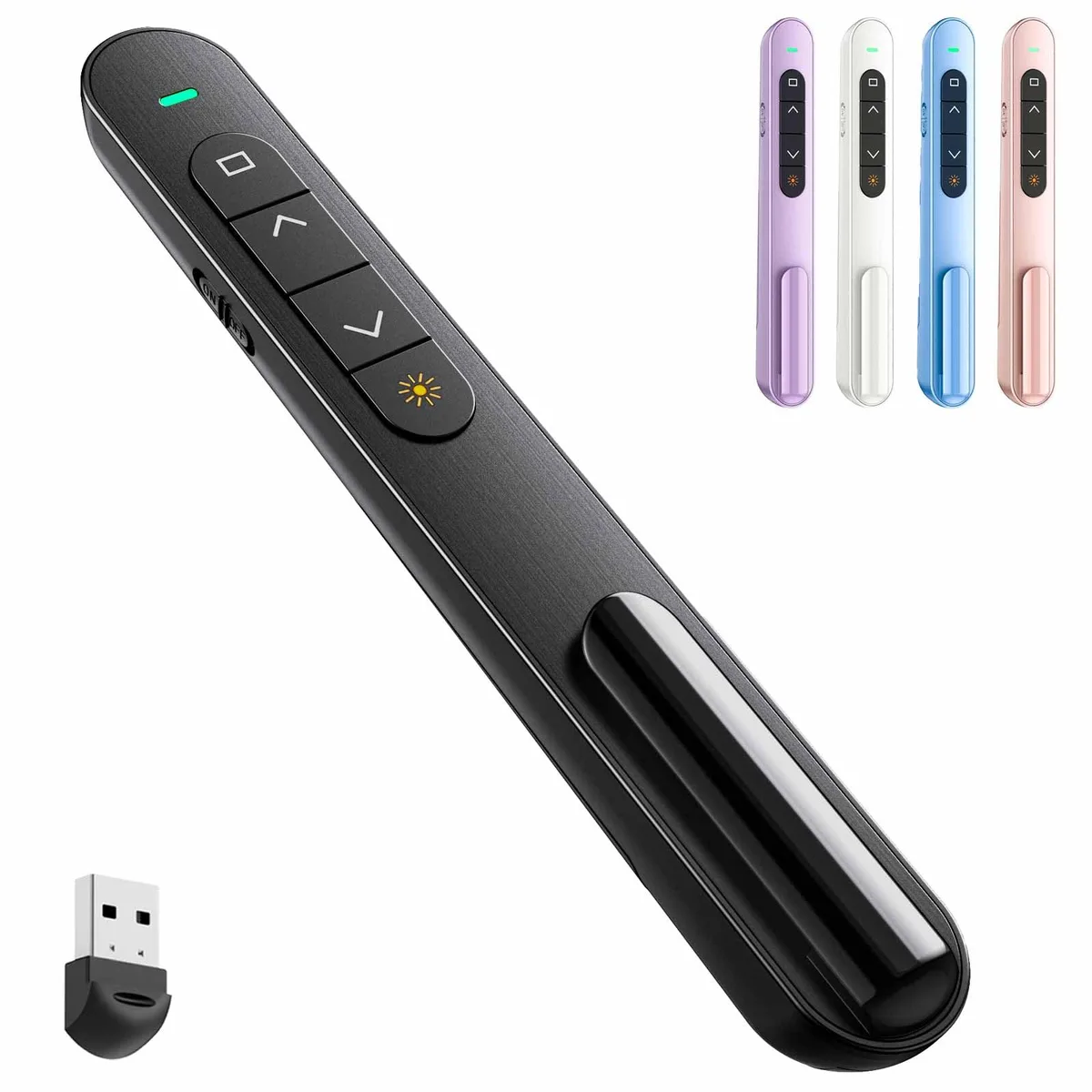  Quickie BK600 Wireless Presenter 328ft 2.4GHz Black — product photo